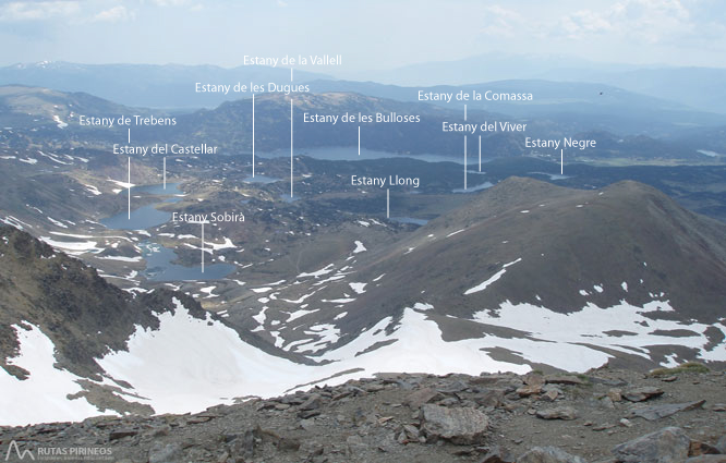 Carlit (2.921m) des del llac de les Bulloses 1 