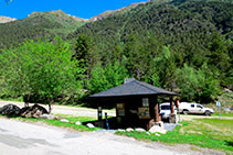 La caseta del Parc Nacional d´Aigüestortes i Estany de Sant Maurici, al Prat Pierró.