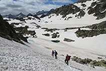 Arribant a l´estany de la Munyidera.