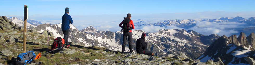 Pic d´Amitges (2.848m) i Tuc de Saboredo (2.829m)