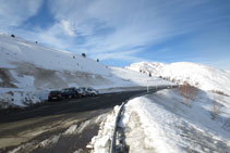 Zona per estacionar els vehicles i punt d´inici de la ruta.