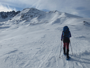 Pic dels Pedrons (2.715m) des de la frontera Andorra-França