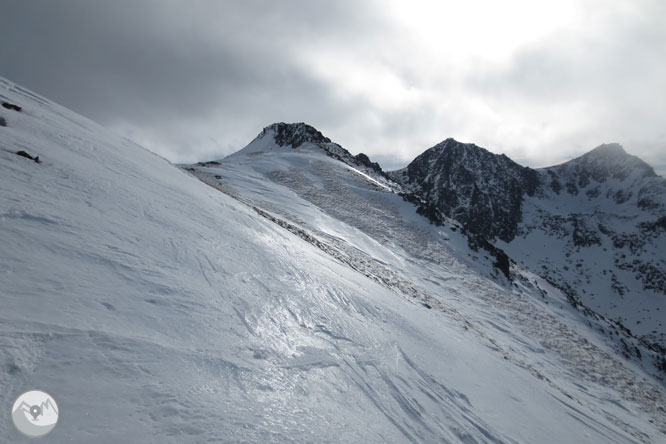 Pic dels Pedrons (2.715m) des de la frontera Andorra-França 1 