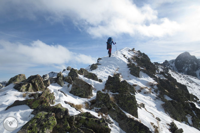 Pic dels Pedrons (2.715m) des de la frontera Andorra-França 1 