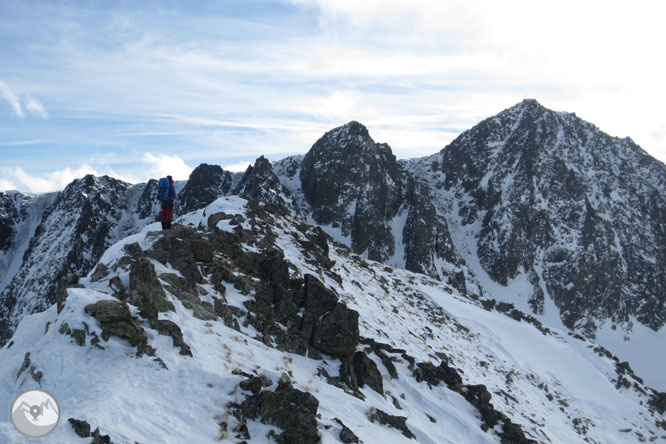 Pic dels Pedrons (2.715m) des de la frontera Andorra-França 1 