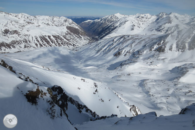 Pic dels Pedrons (2.715m) des de la frontera Andorra-França 1 