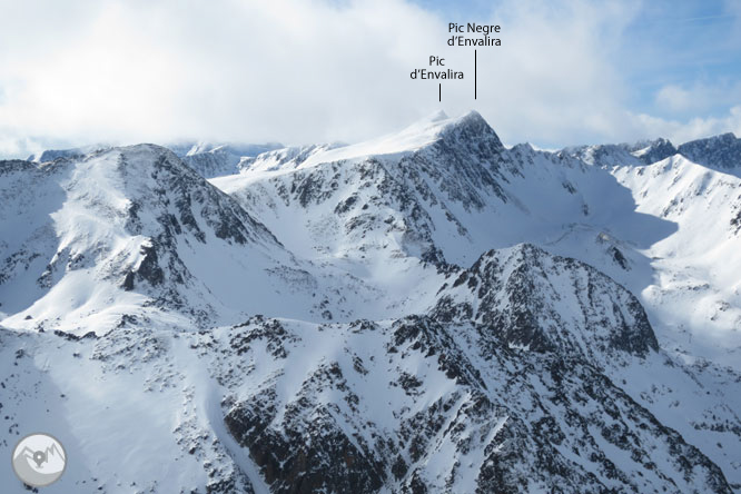 Pic dels Pedrons (2.715m) des de la frontera Andorra-França 1 