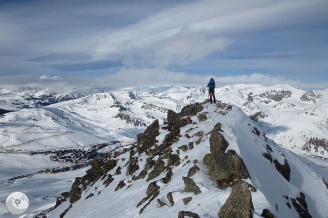 Pic dels Pedrons (2.715m) des de la frontera Andorra-França 1 