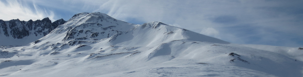 Pic dels Pedrons (2.715m) des de la frontera Andorra-França