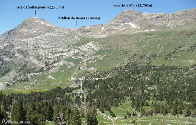 Maladeta Oriental (3.308m) i pic Abadías (3.271m) per la Renclusa 1 