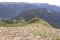 Baixant cap al coll d´Ordino.