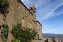 La façana meridional del Castellvell.
