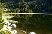 Estany Sec, situat ben a prop del refugi de Malniu.