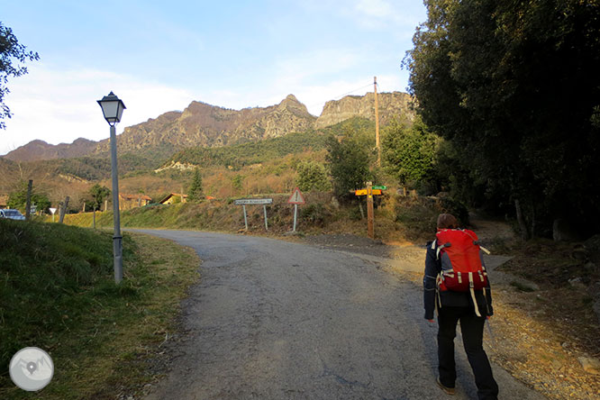 Puigsacalm (1.515m) i Puig dels Llops (1.486m) des de Joanetes 1 