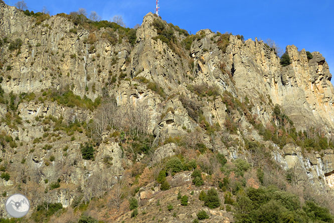 Puigsacalm (1.515m) i Puig dels Llops (1.486m) des de Joanetes 1 