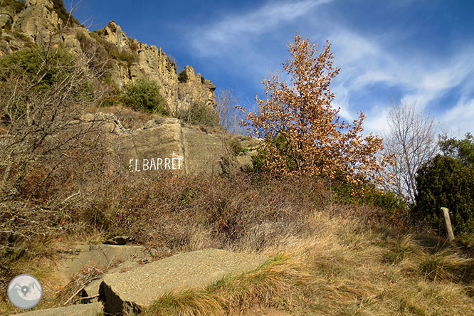 Puigsacalm (1.515m) i Puig dels Llops (1.486m) des de Joanetes 1 