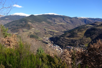 Ribes de Freser pujant pel camí de Sant Antoni.