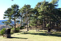 Zona de pícnic a l´ermita de Sant Antoni.