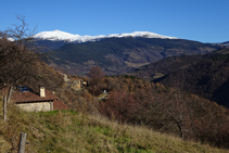 El Balandrau i la serra de la Canya.