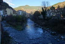 Puente sobre al río Freser en Ribes de Freser.