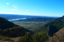 Pantà de Rialb des del coll de Sant Honorat.