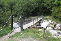 Pont de la Palanca de la borda de Pei.