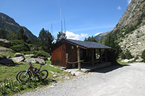 Caseta d´informació del Parc Nacional d´Aigüestortes i Estany de Sant Maurici.