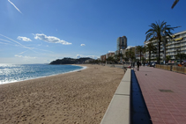 Passeig marítim de Lloret de Mar.