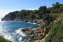 L´Espenyador d´en Creus i el castell de Sant Joan.