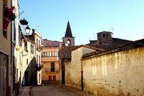 Campanar de l´església de Santa Maria de Sales.