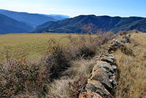 Mur de pedra seca.