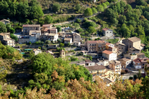 El poble de Cercs.