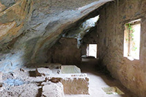 Interior del molí de Brotons.