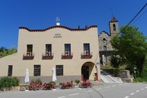 Hostal Sant Maurici de la Quar, punt d´inici de la ruta.