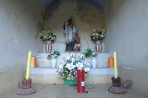 Detall de l´oratori de Sant Francesc.