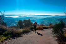 Carrer Montseny, amb vistes.