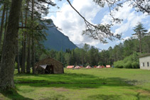 Zona d´acampada.