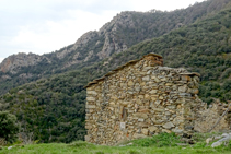 Borda baixant cap al barranc o llau del Llop.