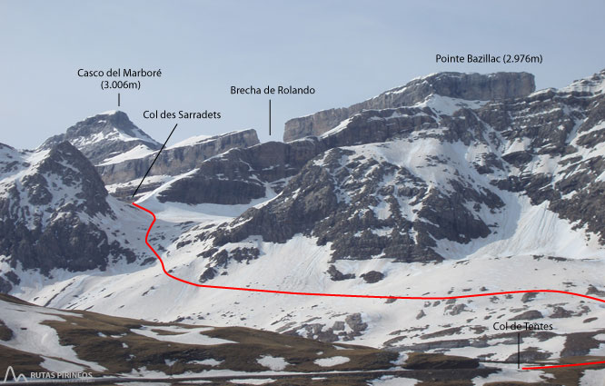 Taillón (3.144m) per la Bretxa de Rotllan 1 