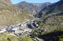 Panoràmica sobre Sant Julià i el Solà d´Enclar.