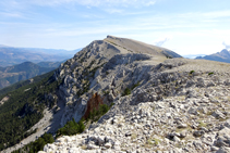 Des del cim del Cap de la Fesa.