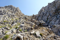 Canaleta a la Torreta de Cadí.