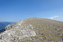 Arribant al cim de la Torreta de Cadí.