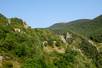Serrat del Molí i barranc de Bona.