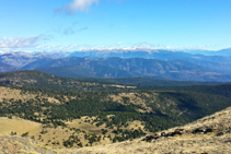 Panoràmica de l´Alt Urgell i la Cerdanya.