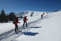 Des de la Portella, a uns 2.250m d´altitud, ja podem veure més a prop el cim de la Torreta de l´Orri.