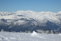 Les zones més altes del Pallars Sobirà ben innivades.