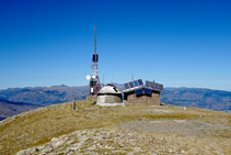 Antenes al cim de la Tosa d´Alp.