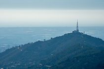 Vistes del turó de Sant Pere Màrtir.