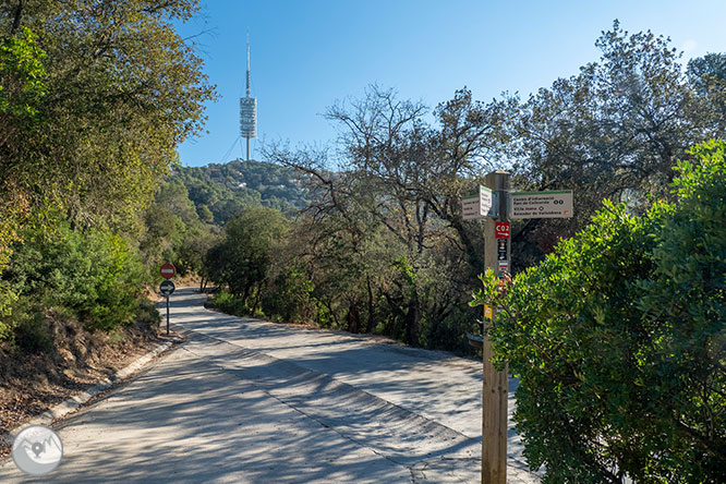 De Vallvidrera al Tibidabo per la font de la Budellera 1 